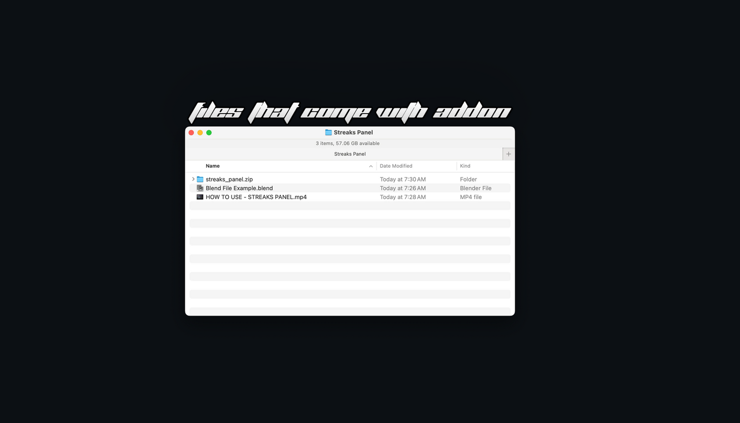 ERGB Streaks Panel 2.0