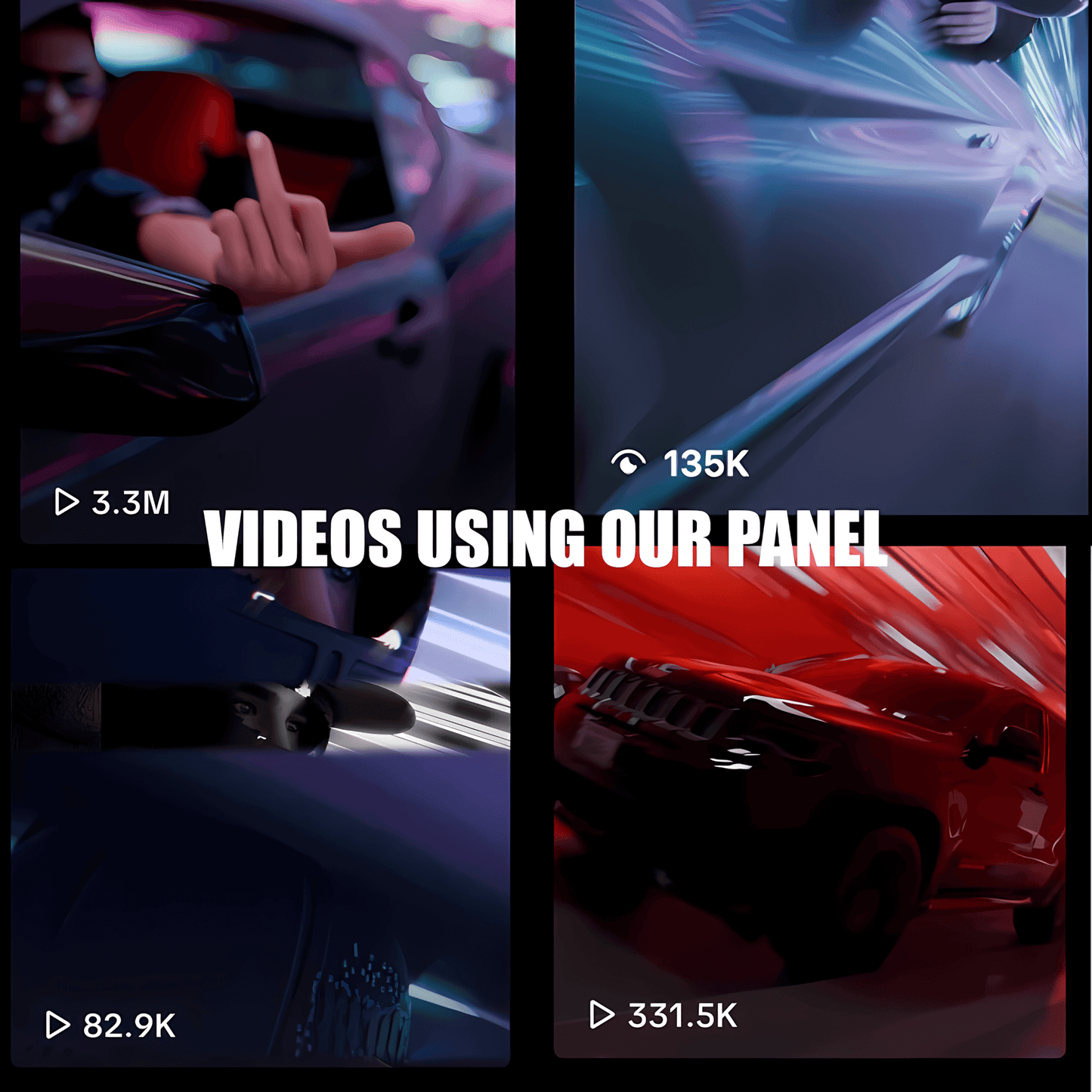 ERGB Streaks Panel
